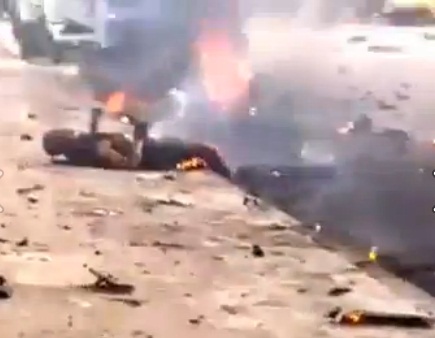 بالصور استهداف عمال تنظيف بسيارة مفخخة في محافظة ميسان