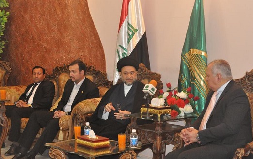 رئيس ديوان الوقف الشيعي يلتقي السفير المصري السابق في العراق ويؤكد على ضرورة نقل الصورة الحقيقية في العراق