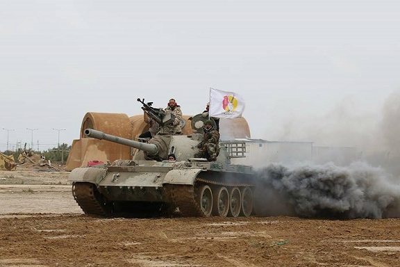 فرقة العباس تزف نبأ مقتل المجموعة الارهابية التي استهدفت ناحية تازة بصواريخ سامة