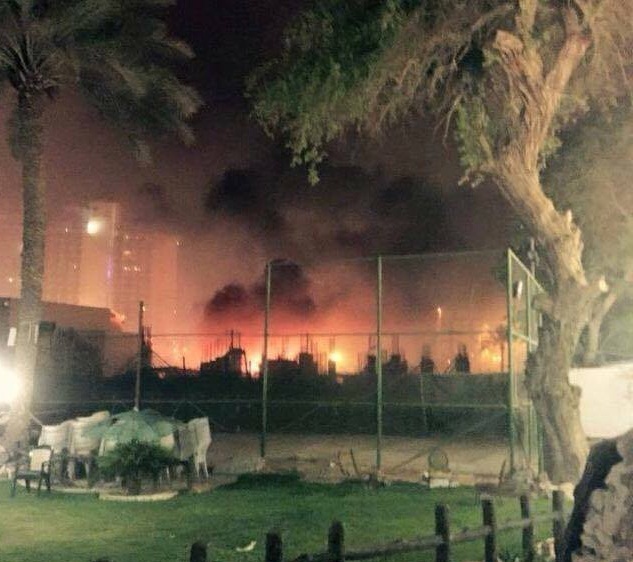 بالصور :فندق بابل وسط بغداد بعد التفجير الارهابي