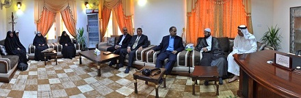 المؤسسة القرآنية العراقية تزور مرقد الامام الحسين وتطلع على الواقع القرآني في العتبة الحسينية