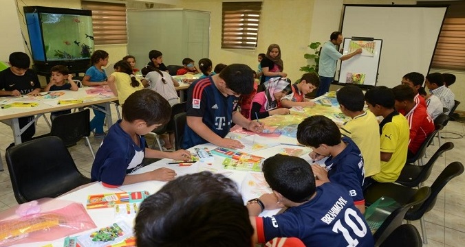 شاهد بالصور:اطفال الفلوجة في مخيم كشفي في كربلاء