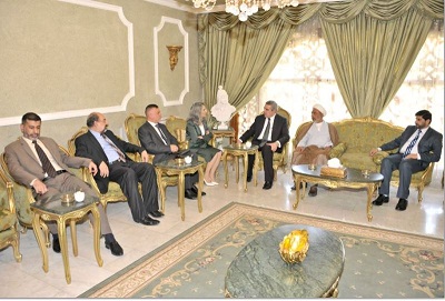 الخزاعي يلتقي زوجة الرئيس الطالباني في السليمانية