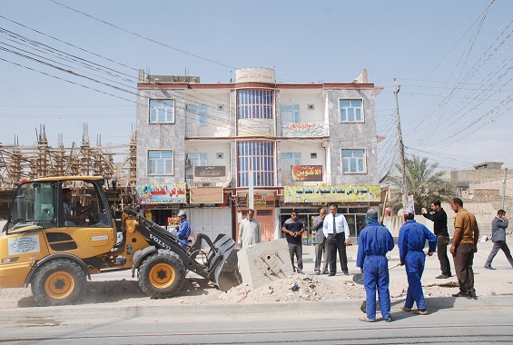 كربلاء:حمله واسعه للتنظيف في منطقة حي العامل