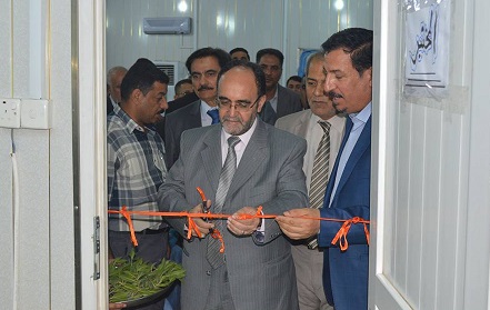 صحة النجف تفتتح مختبرا صحيا مخصصا للنازحين في طريق يا حسين