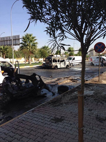 تفجيرات اربيل بالصور