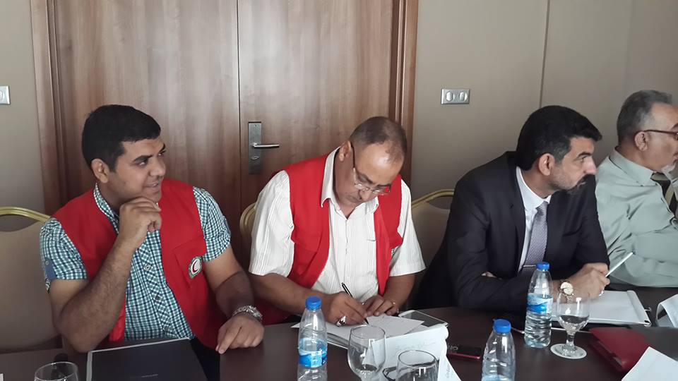 جمعية الهلال الأحمر فرع كربلاء المقدسة  تشارك بورشة حول مخاطر الإمراض الانتقالية