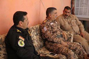 قائد عمليات صلاح الدين يضع اللمسات الأخيرة مع قطعات الحشد لتحرير ثلاثة احياء المتبقية من بيجي