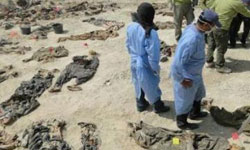 اكتشاف مقبرة جماعية لشهداء الانتفاضة الشعبانية بمحافظة ميسان