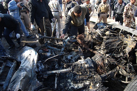 وكالة نون تنفرد بنشر صور الانفجار الذي شهدته مدينة كربلاء المقدسة صباح اليوم الخميس