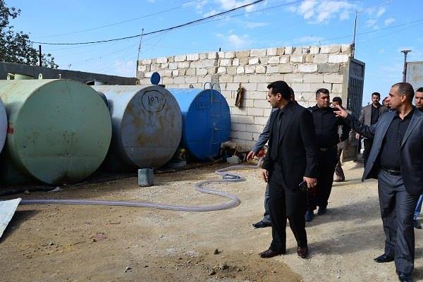 بالصور :كربلاء تسيطر على محطة لتهريب المنتجات النفطية في قضاء طويريج
