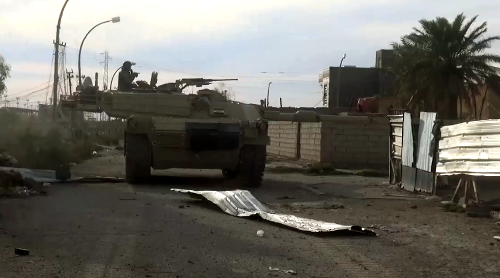 بالفيديو: مشاهد من تحرير حي السكك في ‫‏الرمادي‬ على يد ابطال القوات الامنية