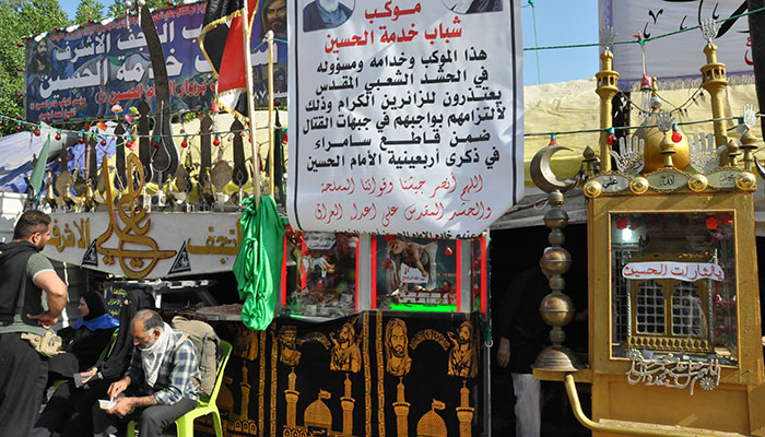 بالصورة:مالذي جعل احد المواكب الحسينية يعتذر عن تقديم الخدمات لزوار الاربعين ؟