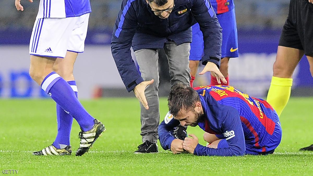 إصابة ألبا قد تحرمه من "الكلاسيكو"