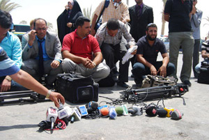 صحفيو كربلاء يعلنون الجمعة اعتصامهم لرفض الحكومة المحلية منحهم قطع اراضي