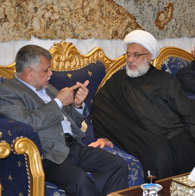 الشيخ عبد المهدي الكربلائي يتباحث مع وزير النقل الية نقل زوار الاربعين من كربلاء الى مناطق سكناهم