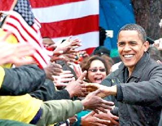 أوباما يحقق فوزا كاسحا وينتخب رئيسا للولايات المتحدة