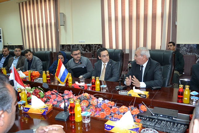 نائب السفير الهولندي في العراق يزورغرفة تجارة كربلاء لبحث التعاون التجاري بين هولندا وتجار المحافظة