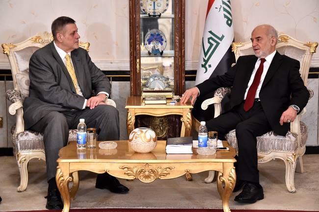 الجعفري: الدعم الدولي والاقليمي لا يتناسب مع حجم التحديات التي نواجهها