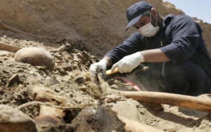 استخراج (47) رفاتا من ضحايا الحرب العراقية الايرانية خلال عمليات حفر في محافظة البصرة