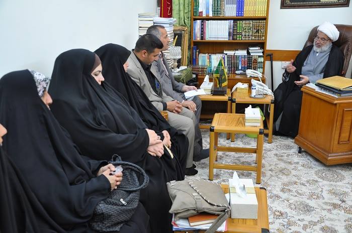 ممثل المرجع السيستاني يلتقي بوفد من الاثار:حضارة العراق عظيمة ويجب الحفاظ عليها