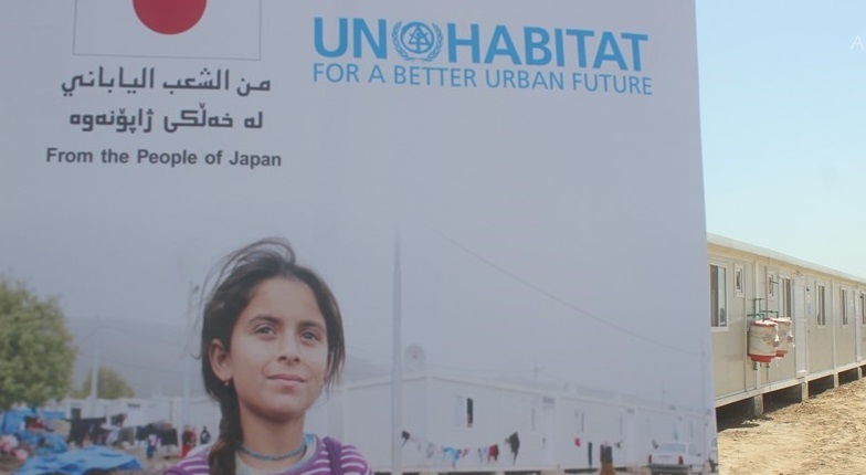 اليابان تمول إقامة أربعة مخيمات للنازحين بكربلاء وثلاث محافظات أخرى تضم 1700 وحدة