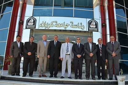 تعاون وشراكة بين غرفة تجارة كربلاء و جامعة كربلاء