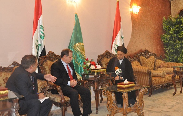 رئيس الوقف الشيعي يلتقي بالسفير الامريكي ويؤكد ان المرجعية الدينية العليا هي الضمان الحقيقي لوحدة الشعب العراقي