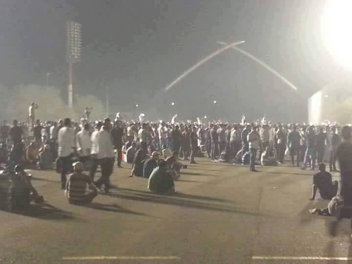 بالفيديو: بدء اعتصامات مفتوحة في ساحة الاحتفالات ببغداد