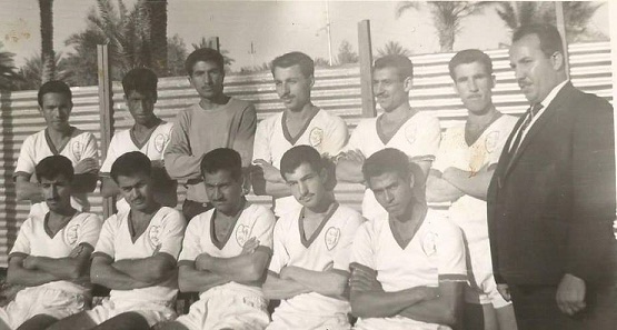 فريق نادي كربلاء الرياضي لكرة القدم عام 1965 م