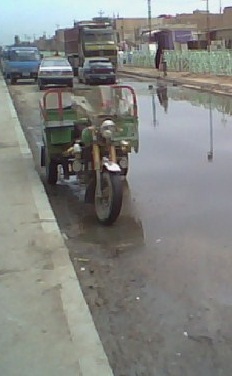 في حالة غريبة من نوعها ..هطول امطار غزيرة في مناطق بكربلاء ودرجات الحرارة تصل 50 مئوية