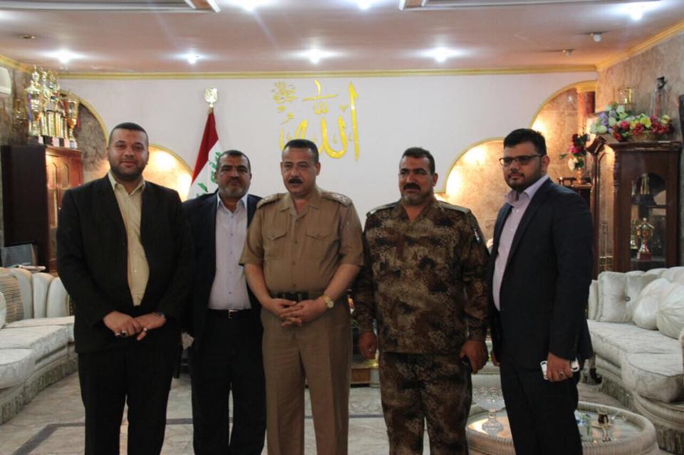 قائد شرطة كربلاء يلتقي بقيادات لواء علي الاكبر