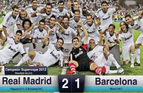 ريال مدريد ينتزع كأس السوبر الإسباني من برشلونة بثنائية في شباكه