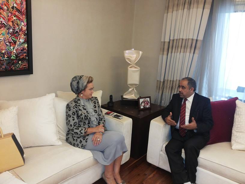 عقيلة الرئيس "بري" تبدي استعدادها للعمل المشترك مع العتبة الحسينية المقدسة على الصعيد الإنساني