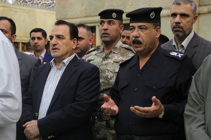 عدنان الاسدي يزور كربلاء ويؤكد وجود خلايا لداعش في بغداد(مصور)