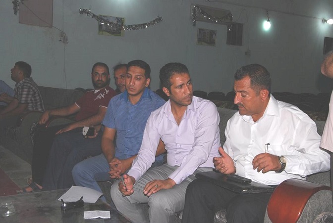 تشكيل رابطة باسم مظلومي اهالي كربلاء  على قاعة نقابة المعلمين