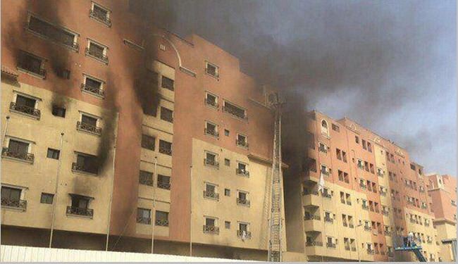 ارامكو السعودية تحترق وتخلف اكثر من 230 بين قتيل وجريح