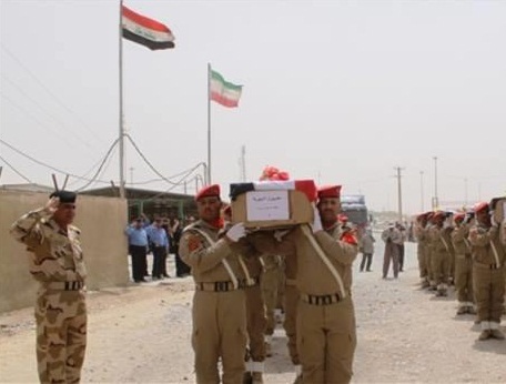 العراق وإيران يتبادلان رفات 50 عسكرياً عبر منفذ الشلامجة في البصرة