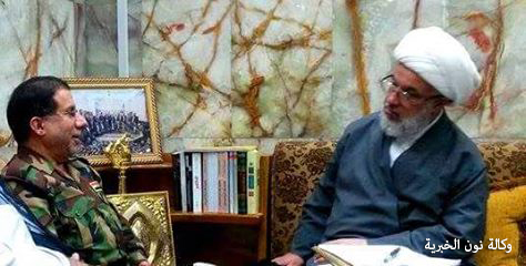 الساري يطلع ممثل المرجع السيستاني على استعدادات الحشد الشعبي لتحرير الانبار