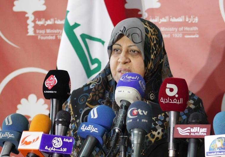 وزير الصحة: تسجيل 8 حالات اصابة بالكوليرا في كربلاء