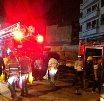 حريق يلتهم احد الصالونات النسائية في كربلاء