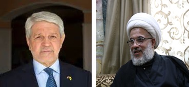 وزير النقل يلتقي بالشيخ عبد المهدي الكربلائي :العتبة الحسينية هي التي ستستثمر مطار الامام الحسين الدولي