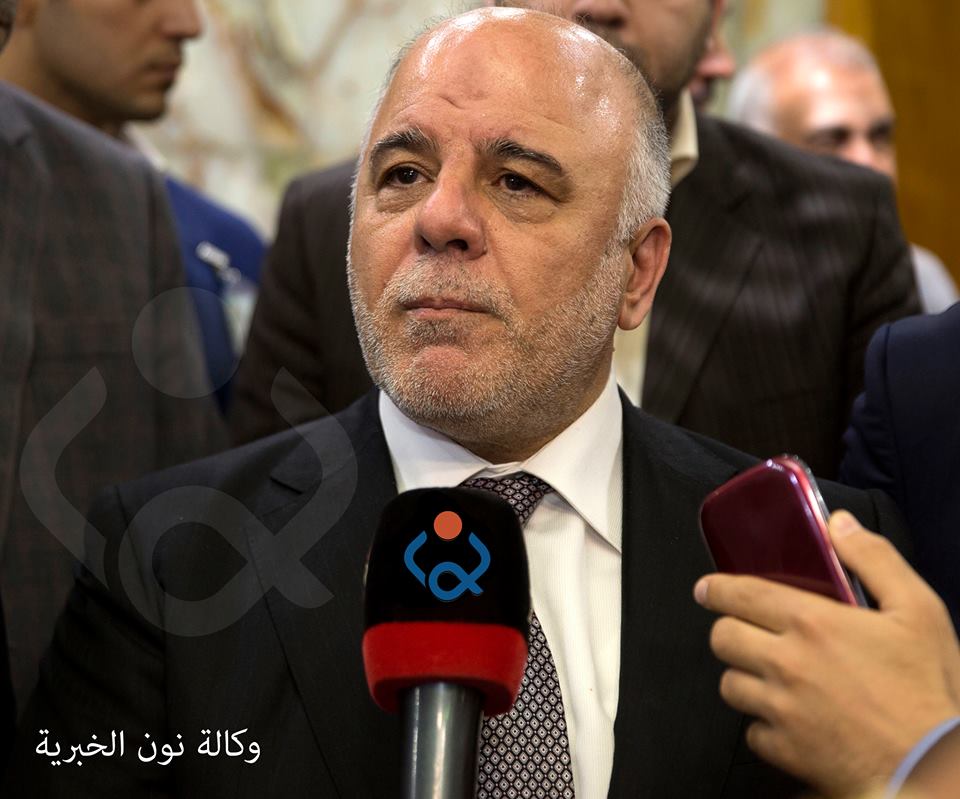 العبادي يصل الى محافظة كربلاء