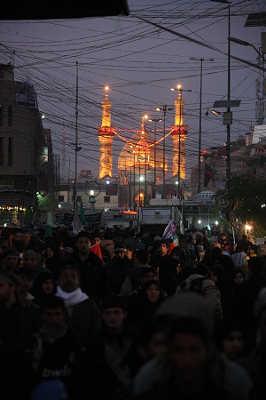 صور من قلب كربلاء تخص زوار الاربعين