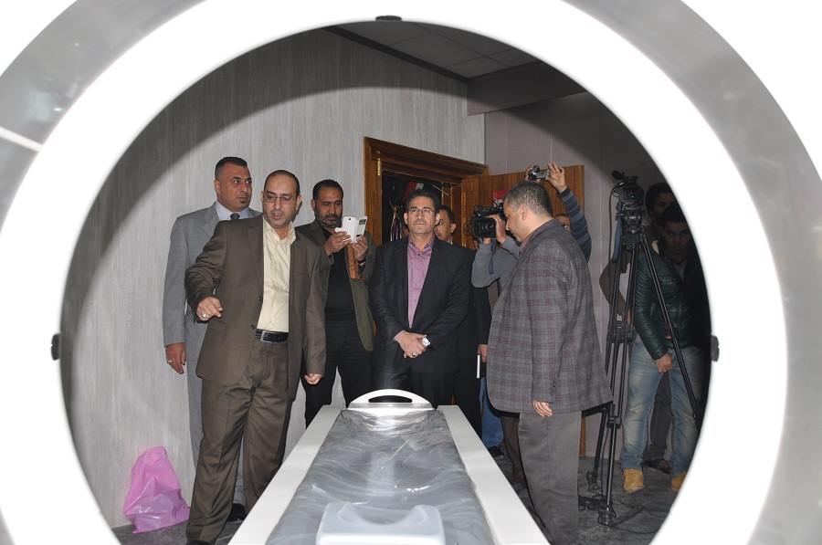 إفتتاح جهاز المفراس الحلزوني في مستشفى كربلاء التعليمي للأطفال(مصور)