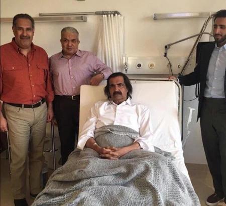 بالصورة:حمد القطري يخضع لعملية في زيوريخ