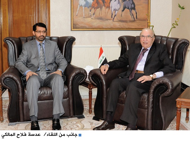 القاضي مدحت المحمود يستقبل رئيس هيئة النزاهة