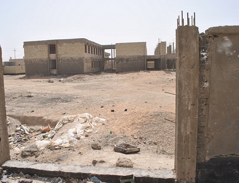 مدرسة في كربلاء اصبحت ملاذا للسراق وضعاف النفوس (مصور)