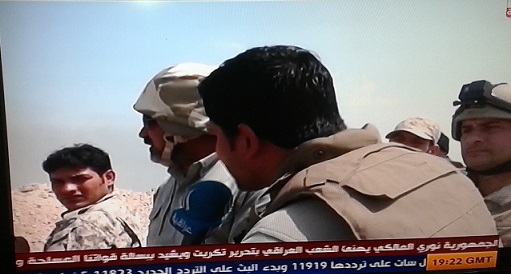 بالصور :قناة العراقية ترافق لواء علي الاكبر التابع للعتبة الحسينية في تحرير تكريت