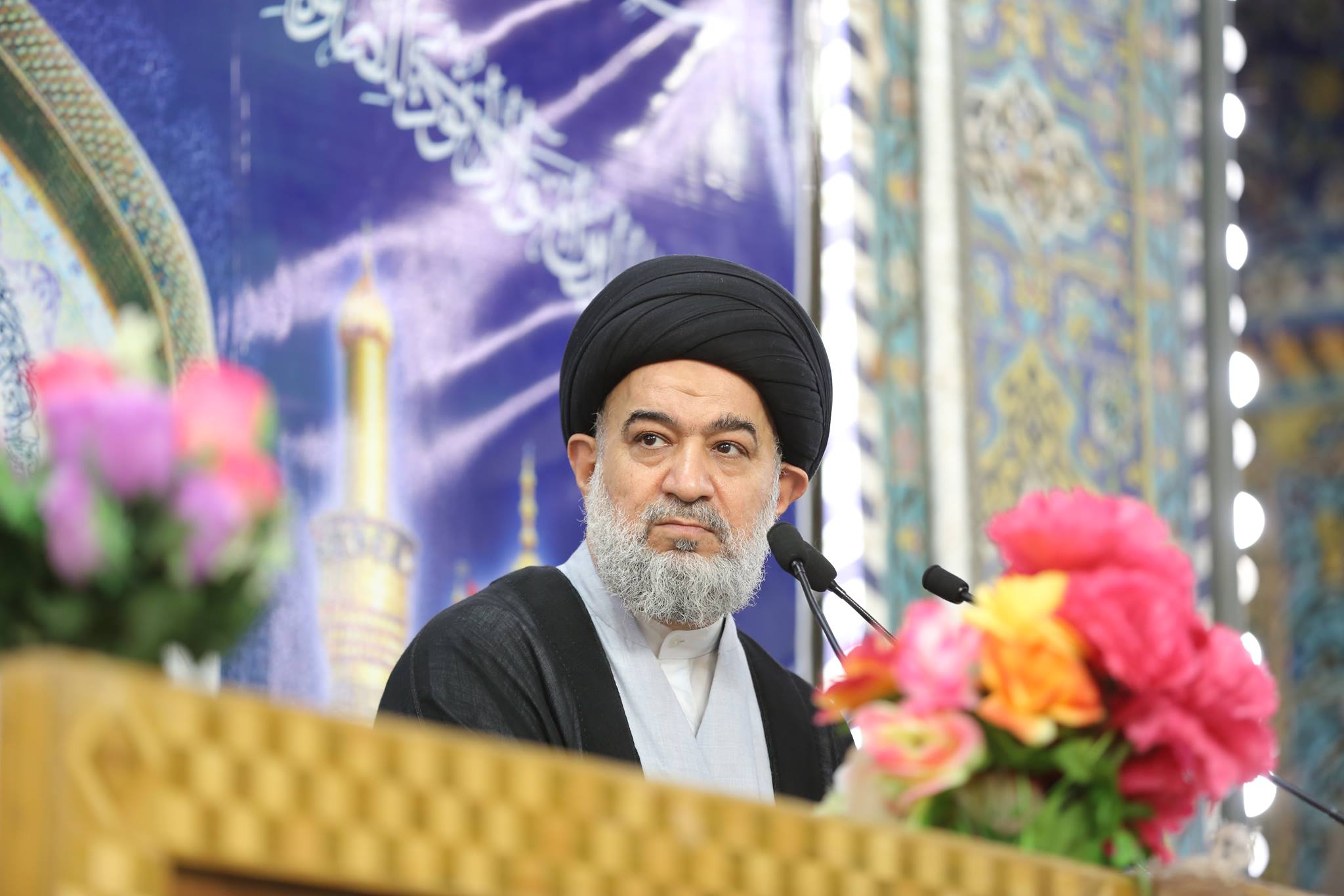 المرجعية الدينية العليا تشدد على ضرورة الانفاق في دعم الحرب على الارهاب واغاثة النازحين